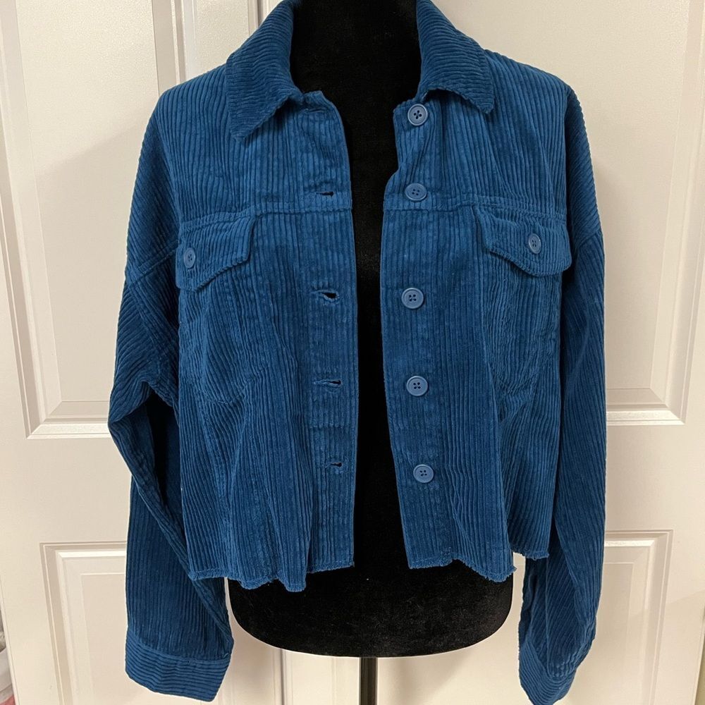 Forever 21 Corduroy Cropped Jacket